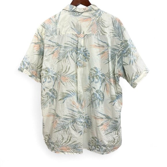 Bob Timberlake Button Down Camp Shirt Men Sz XL Multicolor Palm Tropical Pocket - Picture 2 of 12